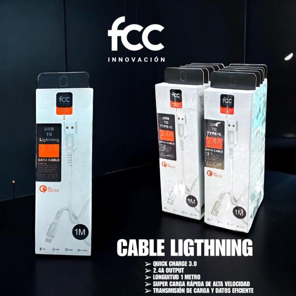 CABLE SILICON LIGHTNING 1 METRO FCC-C87