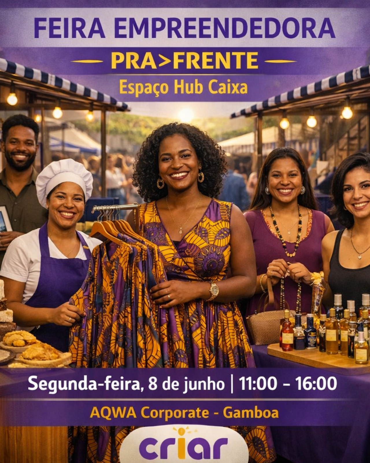 Cartaz Feira Hub Caixa