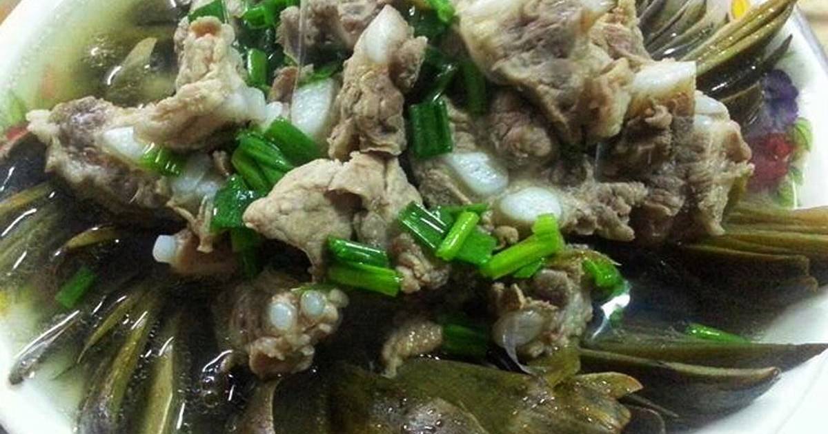 Canh Atiso nấu sườn non