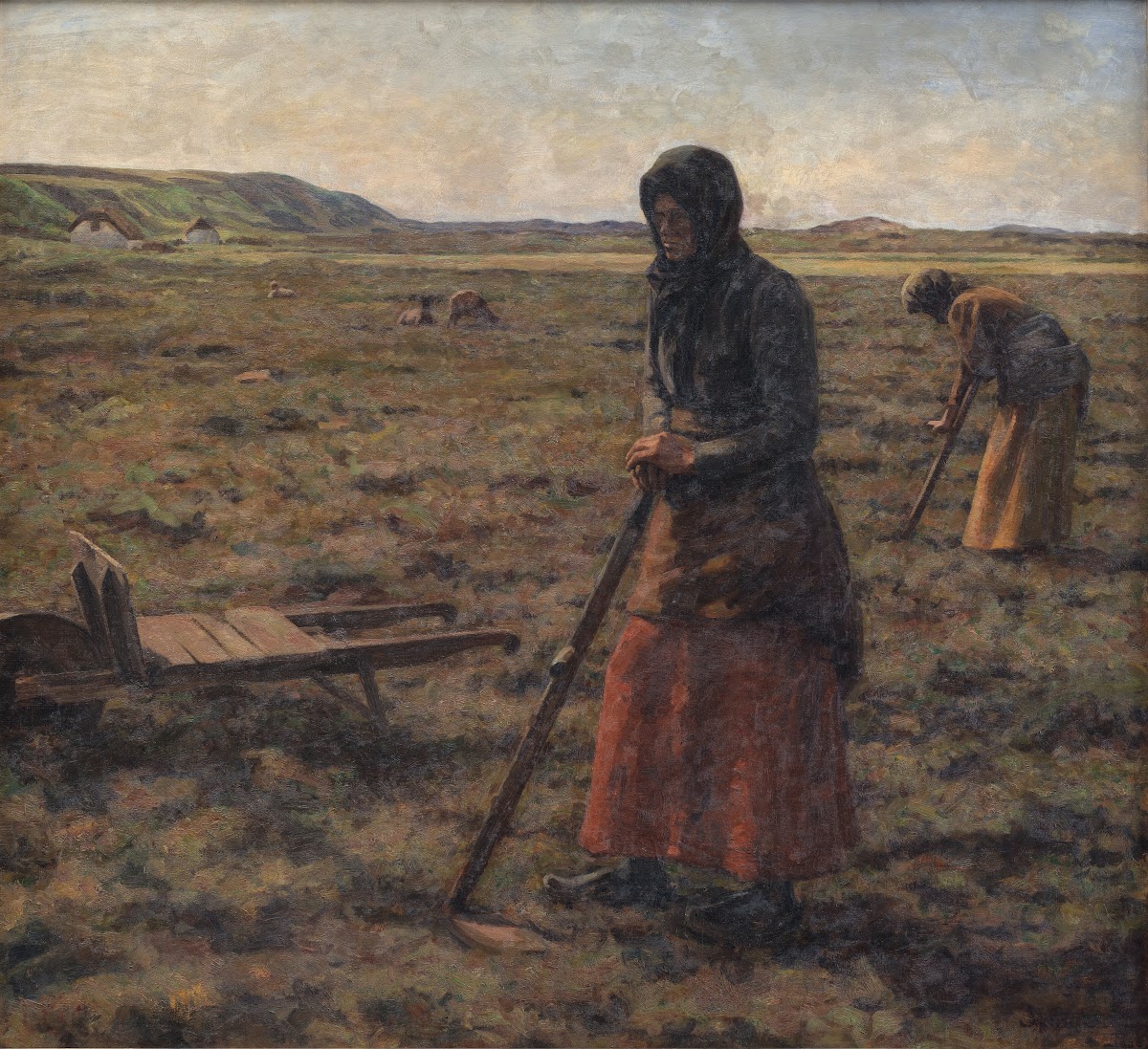 Kvinder Hakker Lyng 1905   1906