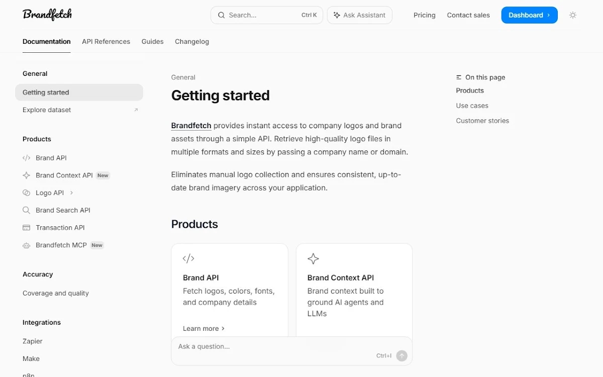 Captura de Brand Search API