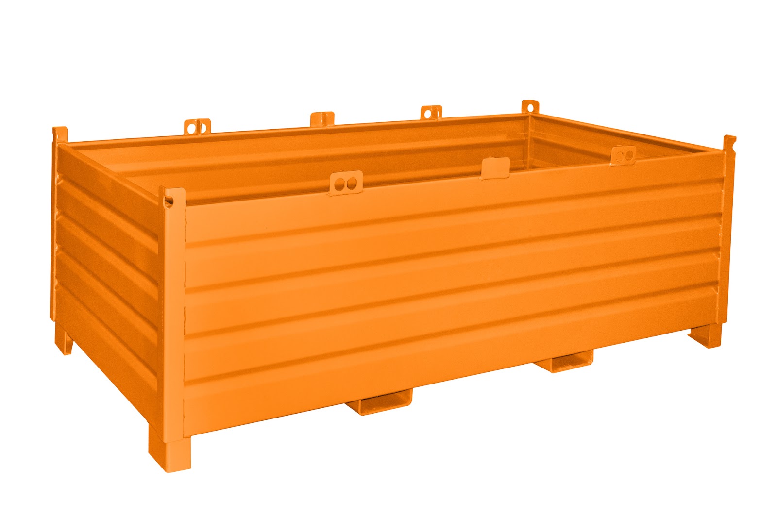 Verzamelcontainer-System SBS 2000, gelakt, Geeloranje