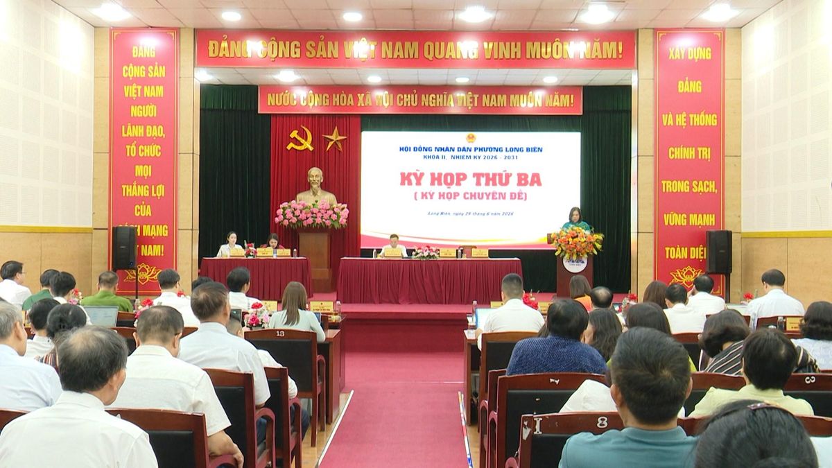 HĐND phường Long Biên thông qua Nghị quyết về sắp xếp các tổ dân phố - Đài Phát thanh và truyền hình Hà Nội
