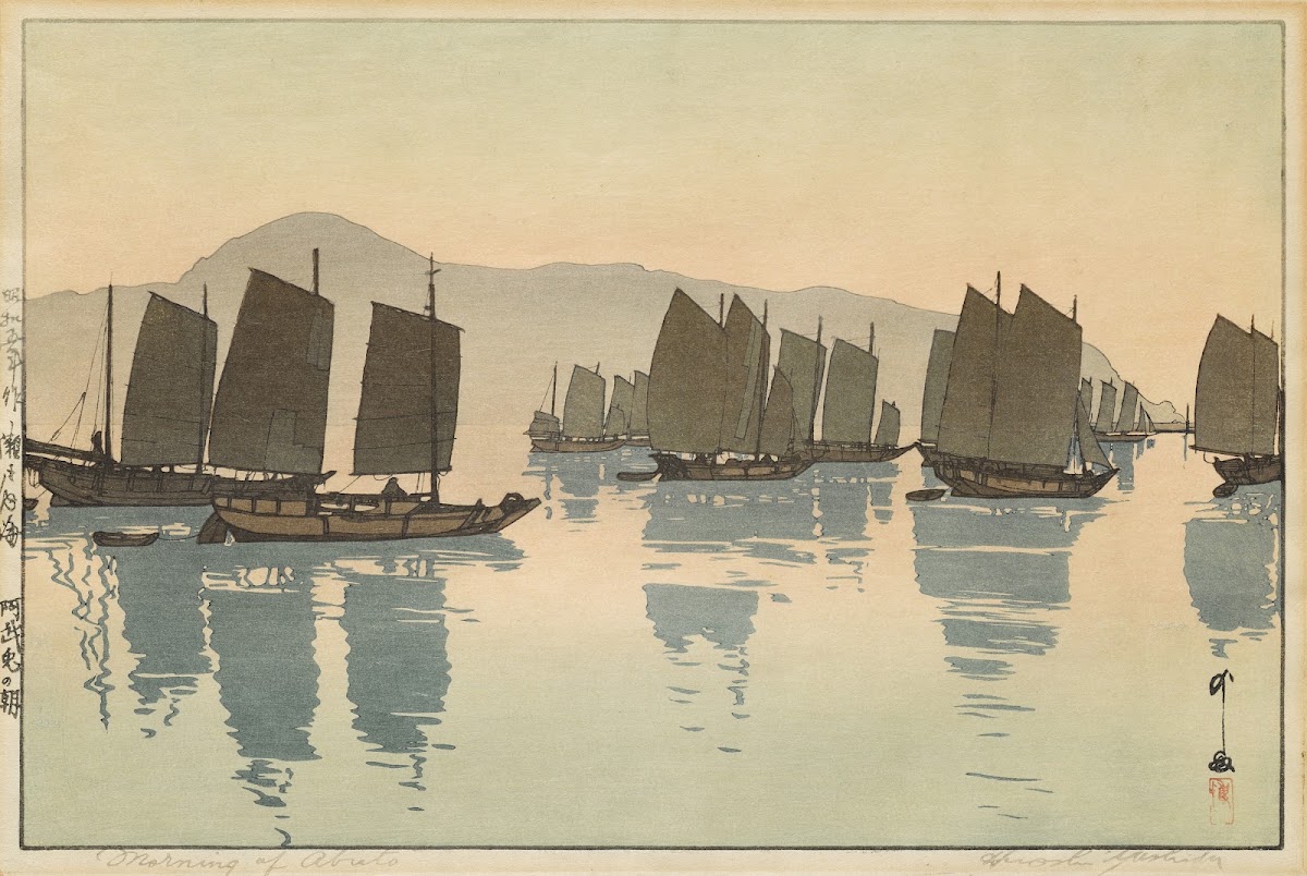 Morning of Abuto from Inland Sea Second Series 1930