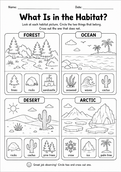 What Is in the Habitat?