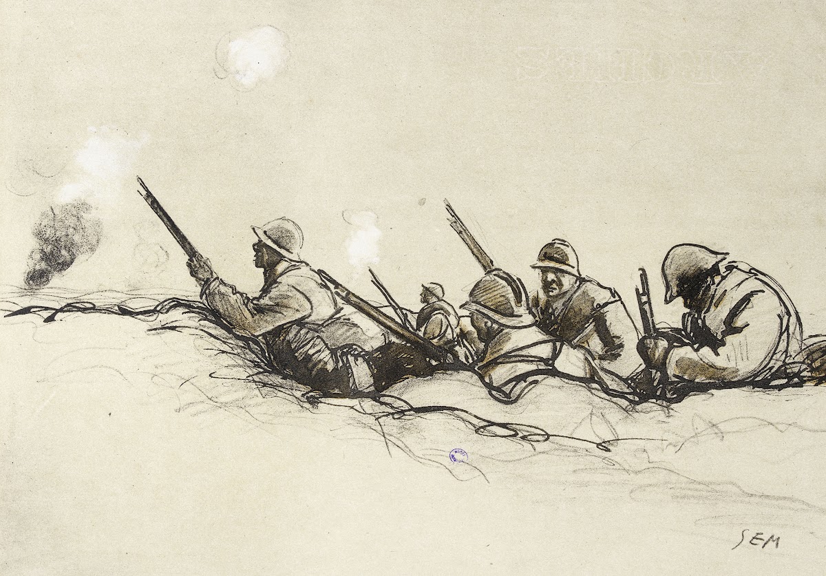 Dans la tranchée 1917 1918