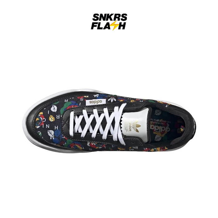 ADIDAS HER COURT RICH CORE BLACK WHITE - GW8569