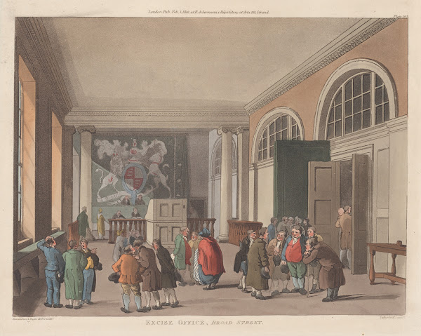 Excise Office Broad Street 1810