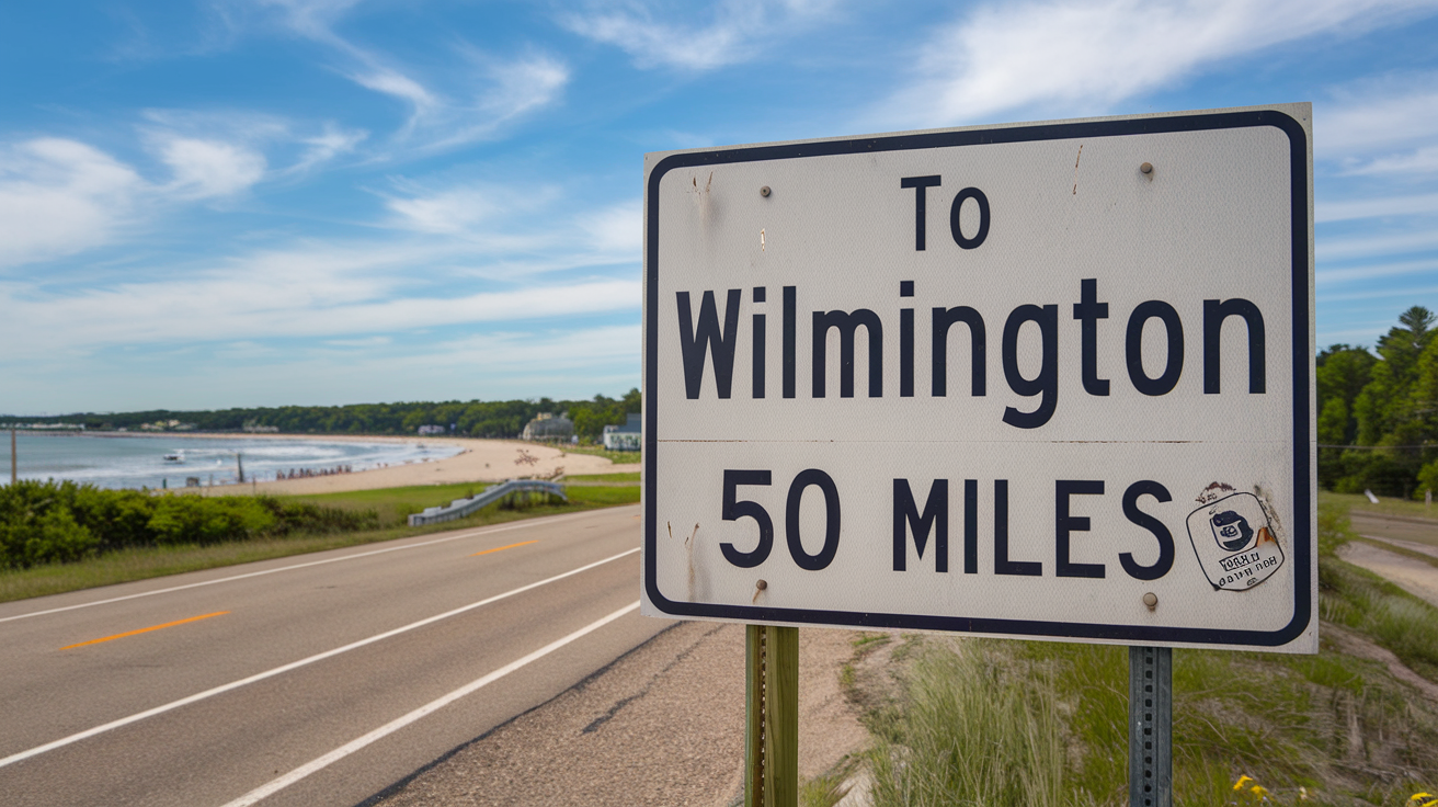 Distance from North Myrtle Beach to Wilmington, NC