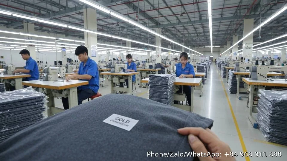 Nike apparel manufacturing - Gold Garment Vietnam