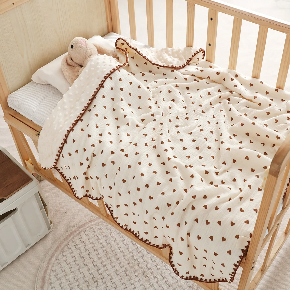 Cotton blanket for babies, 95x95 cm, cotton