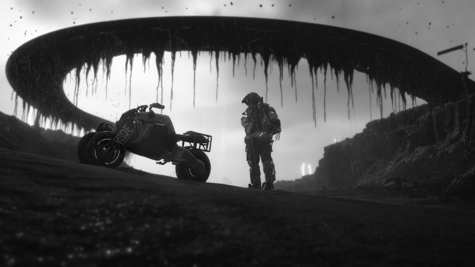 Sam Bridges In Death Stranding - Cinematic Game Photography 4K Wallpaper (3840x2160)