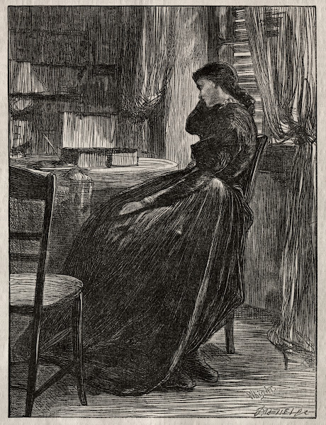 The Trial Sermon Joanna Douglas at Her Desk 1862