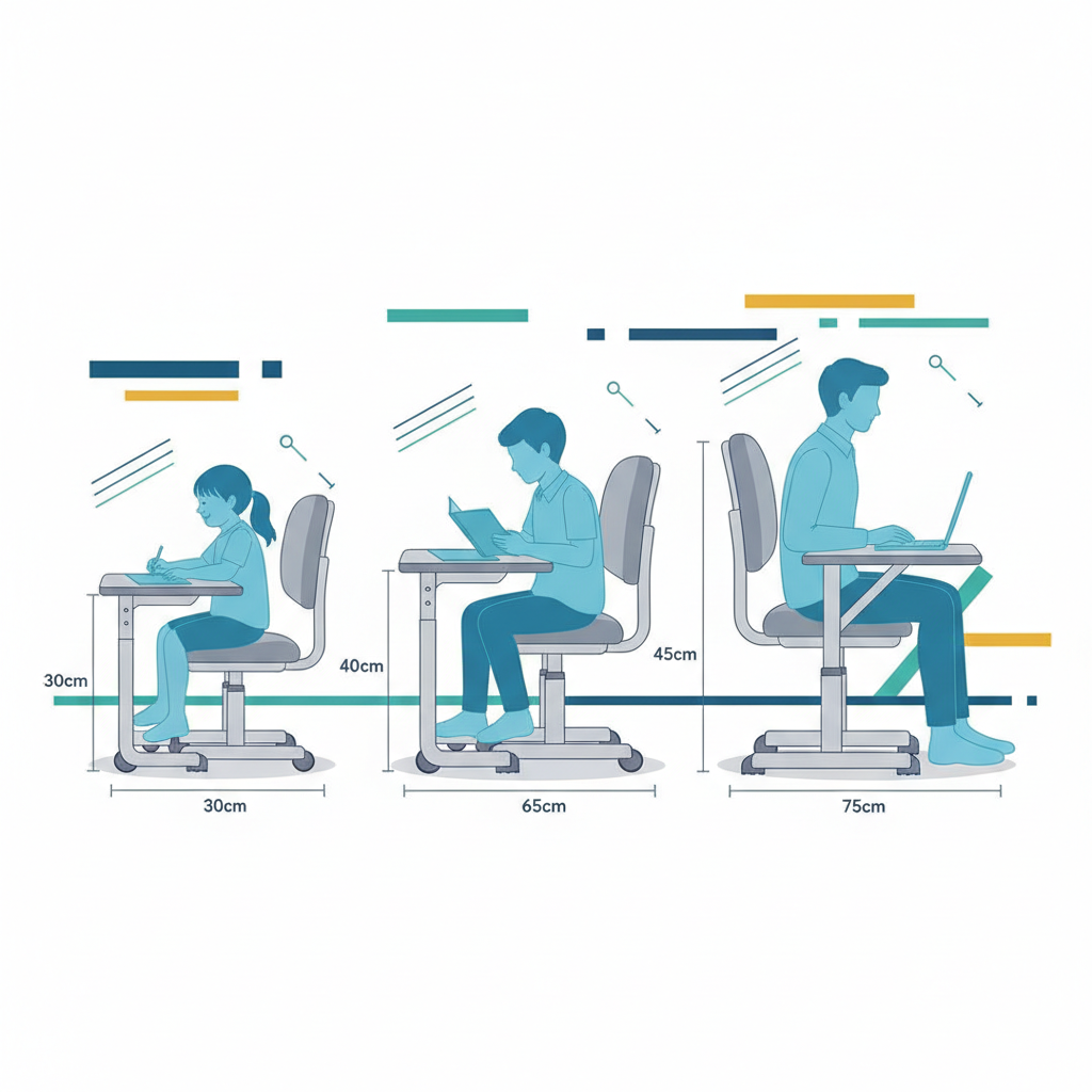 ukuran-kursi-belajar-ergonomis