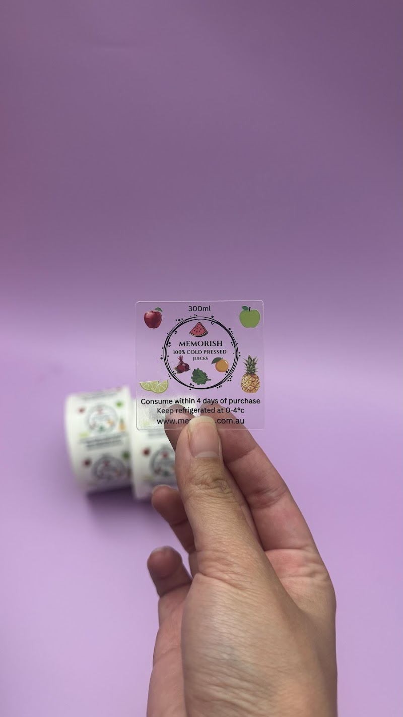 Labels on Rolls — Sticky Sitch Melbourne