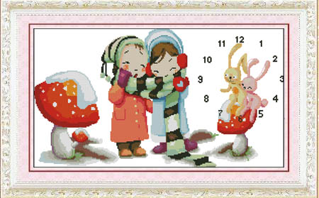 CMP P031 Love Of Winter Clock