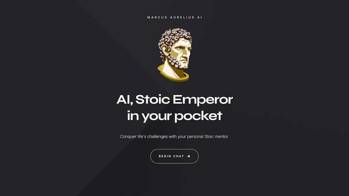 Captura de Marcus Aurelius AI