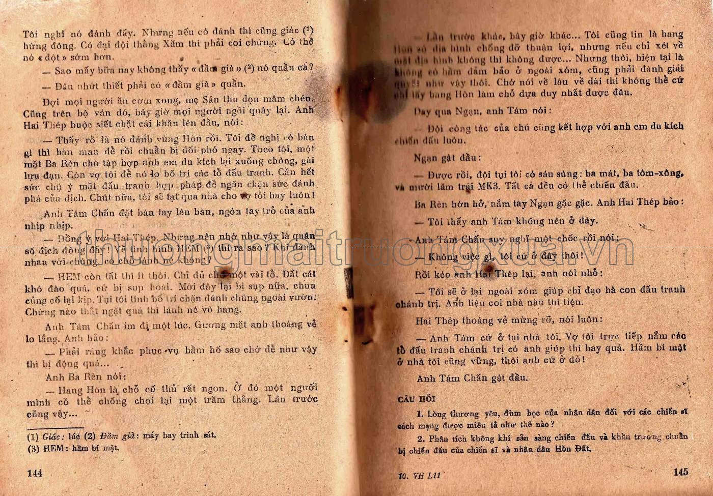 Văn học lớp 11 (1985) - Trang 71