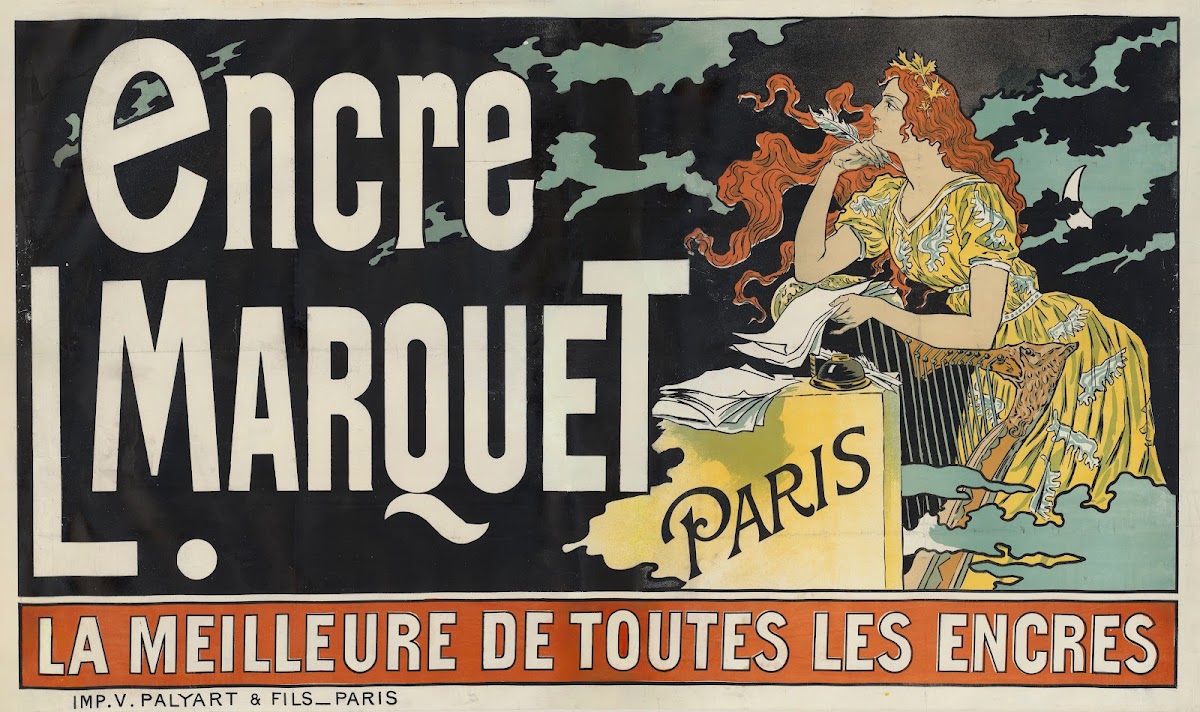 Encre L Marquet Paris La meilleure de toutes les encres 1892