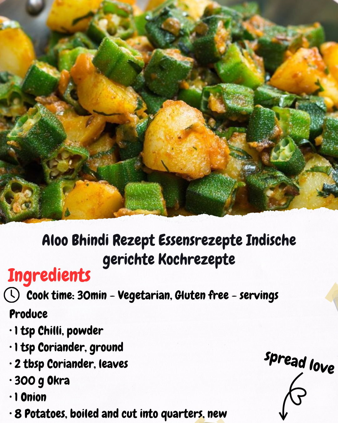 Aloo Bhindi Rezept Essensrezepte Indische gerichte Kochrezepte