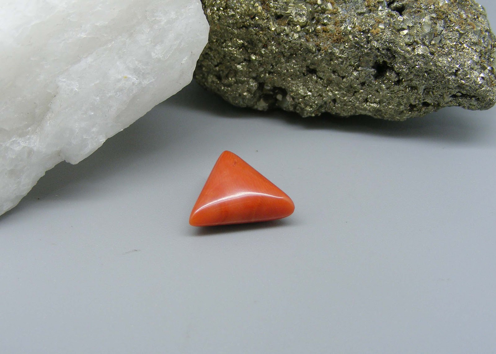 Natural Triangle Red Coral