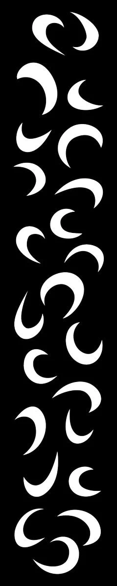 Abstract Crescent Pattern Free SVG for Vinyl Cutter Crafts