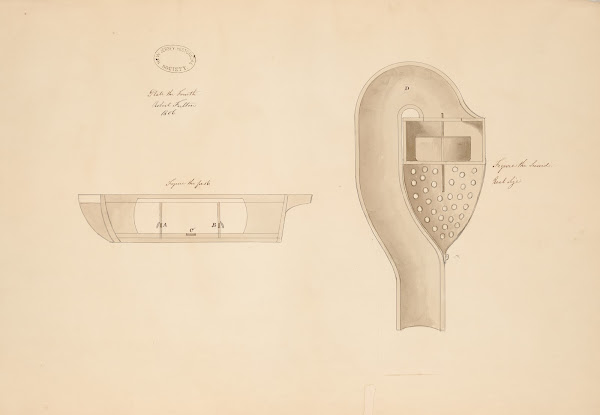 Submarine Water chambers valves water passages 1806