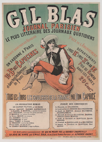 Gil Blas journal parisien le plus littéraire des journaux quotidiens 1882