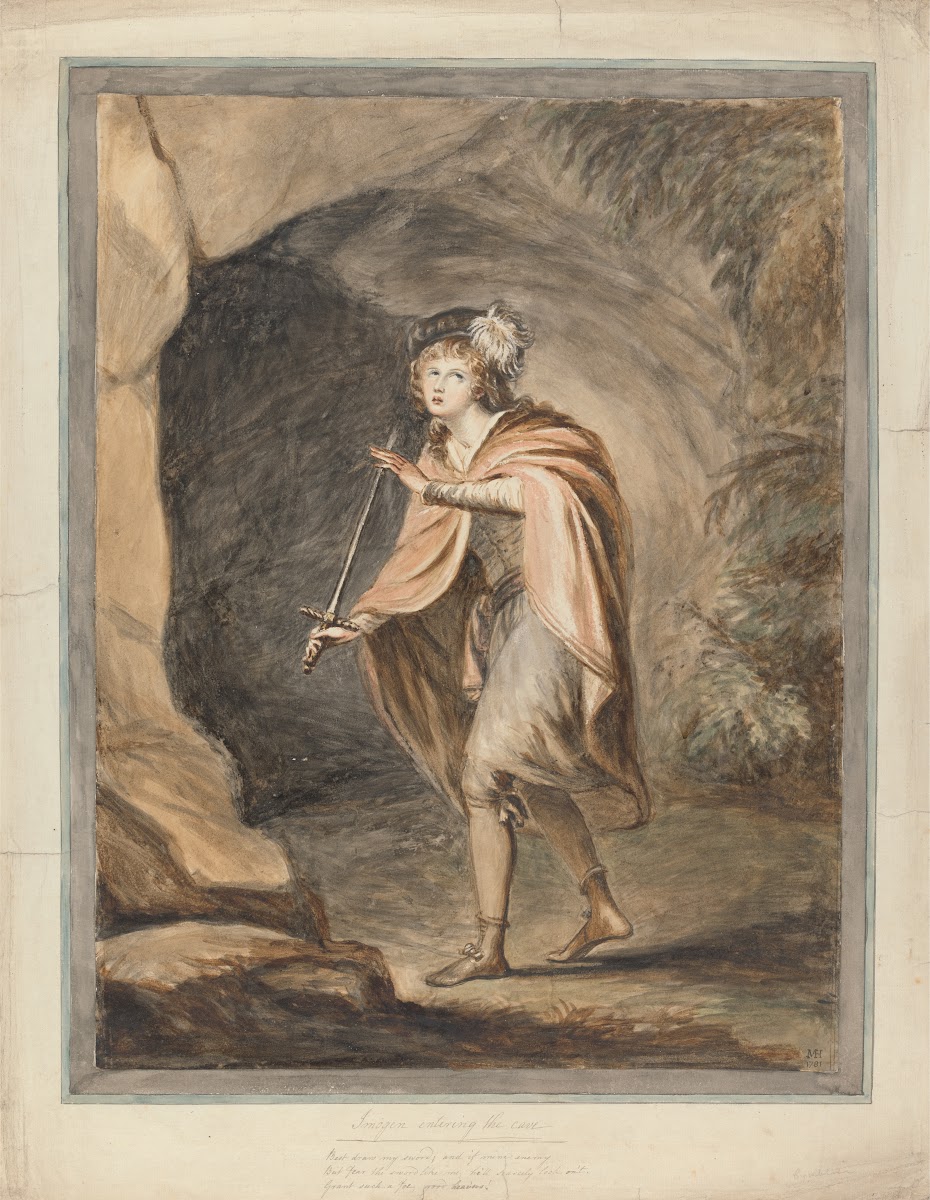 Imogen Entering the Cave Cymbeline Act III Scene VI 1781