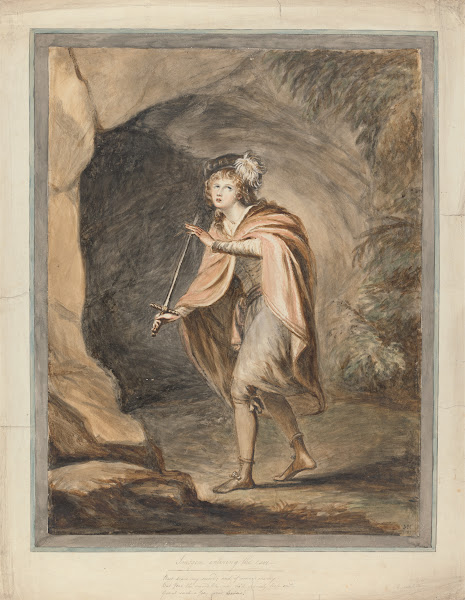 Imogen Entering the Cave Cymbeline Act III Scene VI 1781