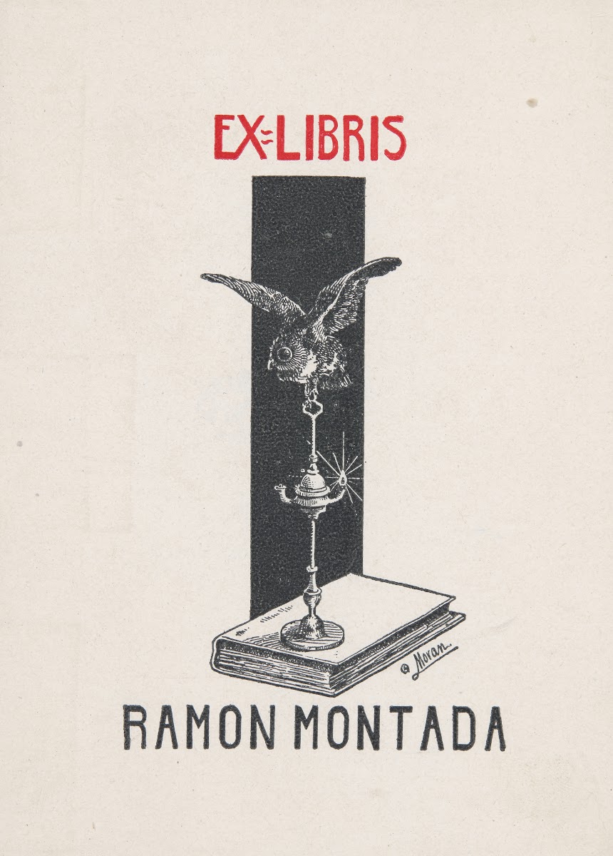 Ekslibris Ramona Montada 1925