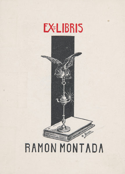 Ekslibris Ramona Montada 1925