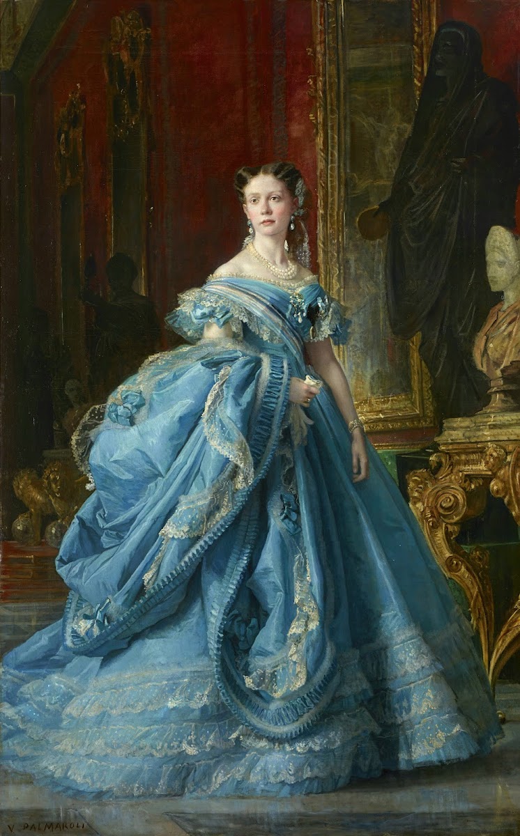 La infanta Isabel de Borbón y Borbón hija de Isabel II 1866