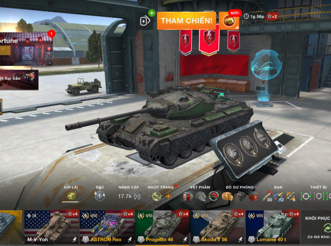 Bán acc World of Tanks Blitz 22 tank cấp X (19 xe đã mua và...