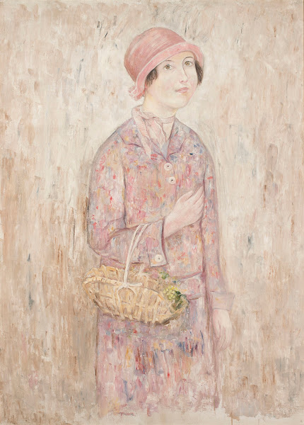 Dziewczyna w różowym kapeluszu 1927