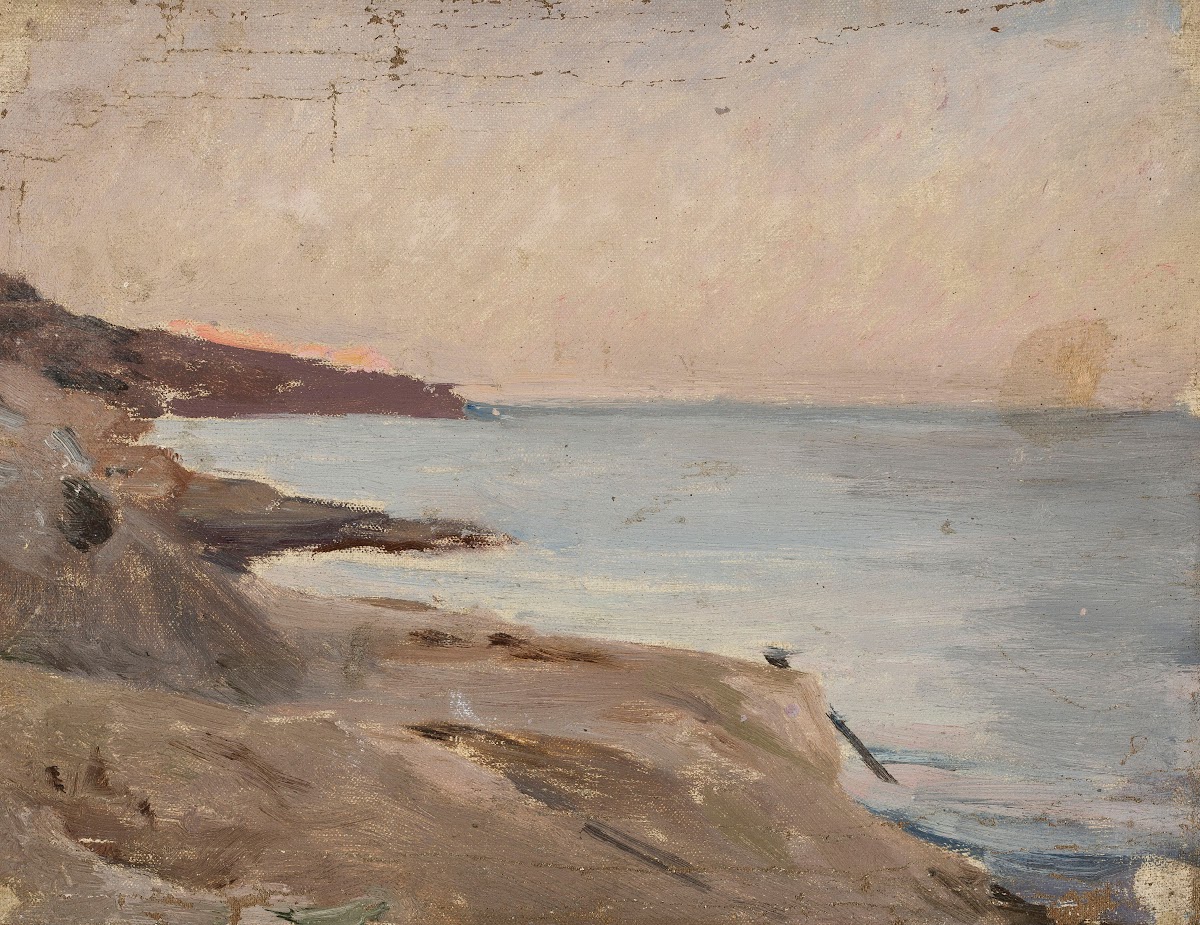 Marine landscape  Yalta From the journey to Crimea between 1887 and 1899