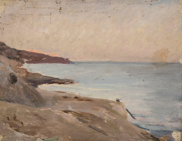 Marine landscape  Yalta From the journey to Crimea between 1887 and 1899