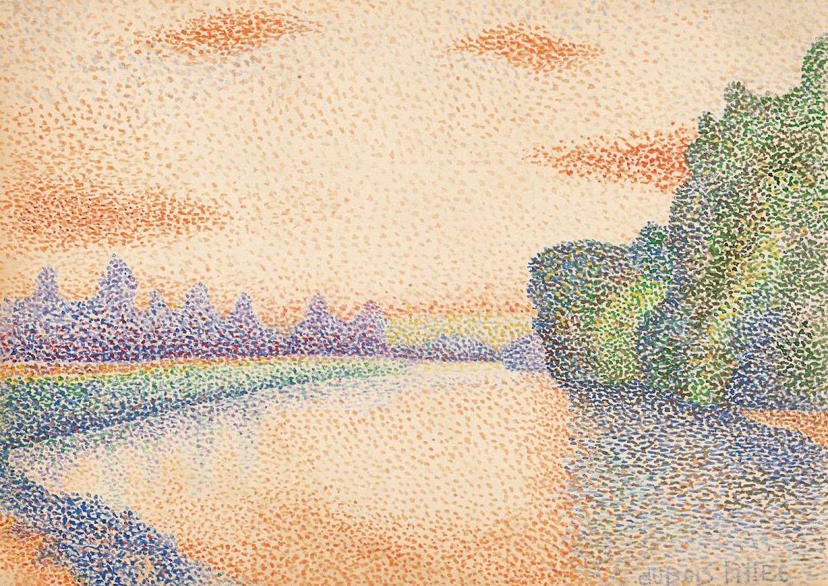 The Banks of the Marne at Dawn about 1888
