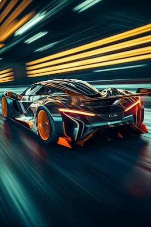 Neon Supercar Picture