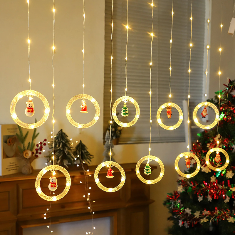 LED-Lichterkette mit Motiven, 3 m, fernbedienbar