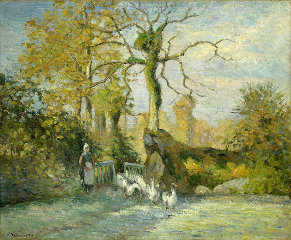 The Goose Girl at Montfoucault White Frost 1875