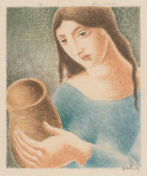 Woman With A Vase 1927