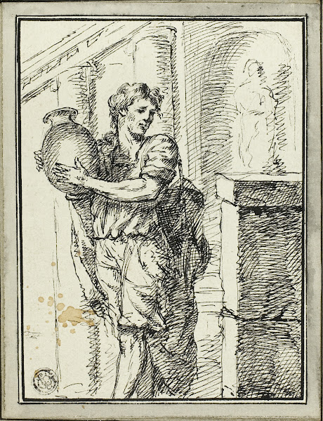 Man Holding Jar 1785