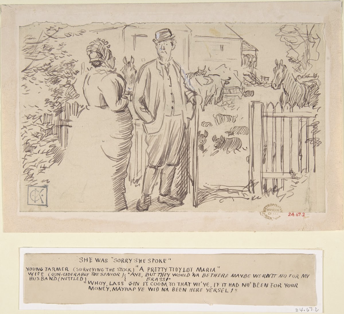 She was Sorry She Spoke 18701891