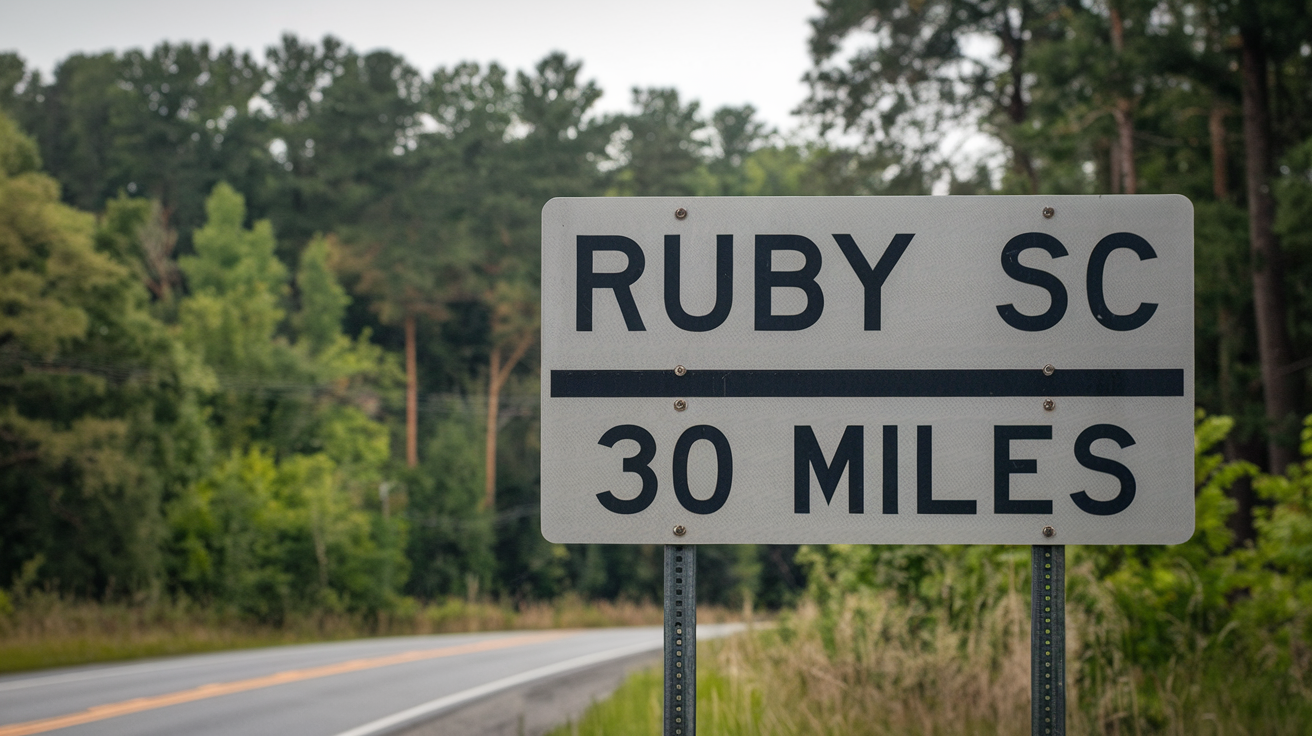 Distance from Ruby, SC to Myrtle Beach: Travel Guide