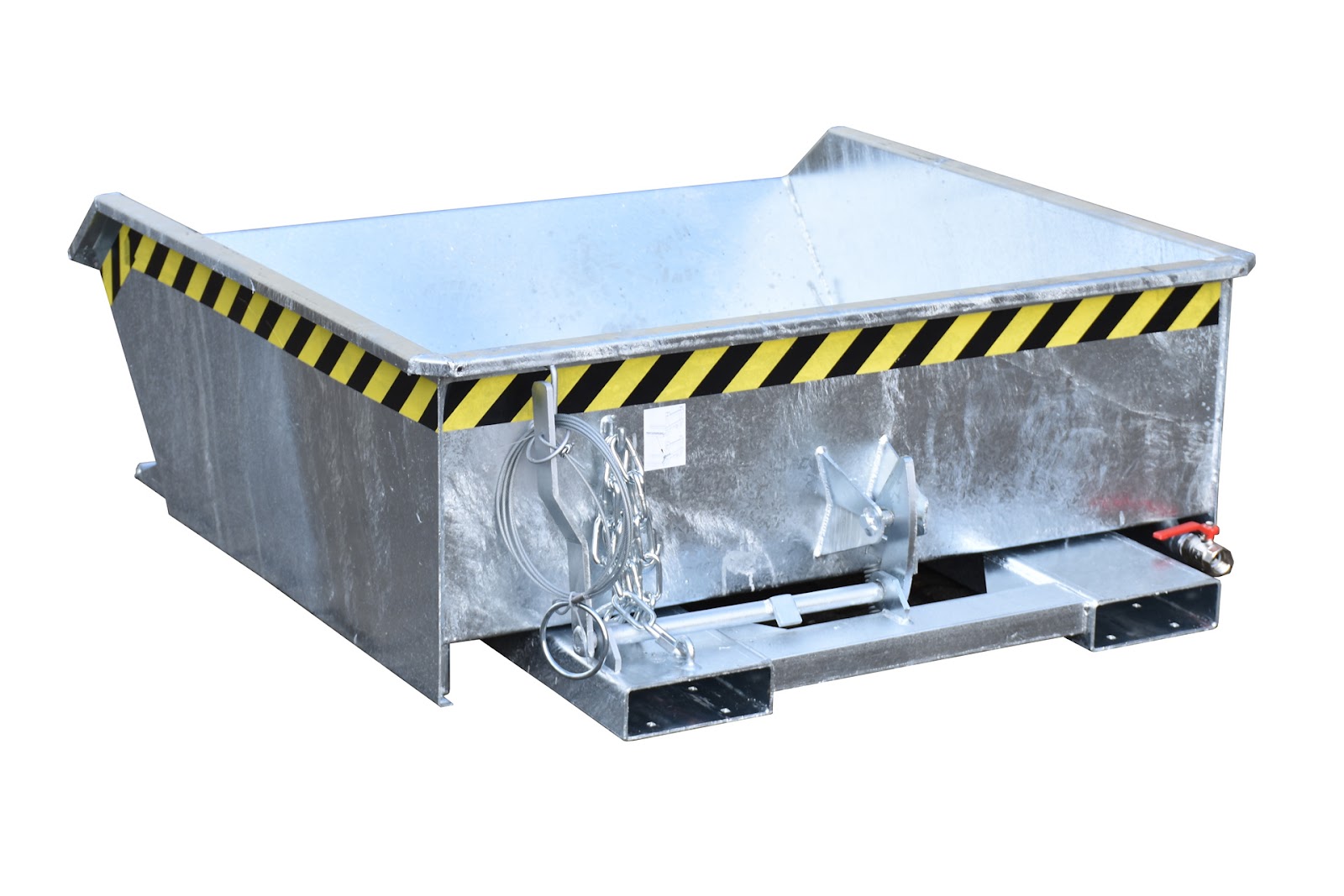 Mini-spaander-kiepecontainer SMGU 460, vuurverzinkt