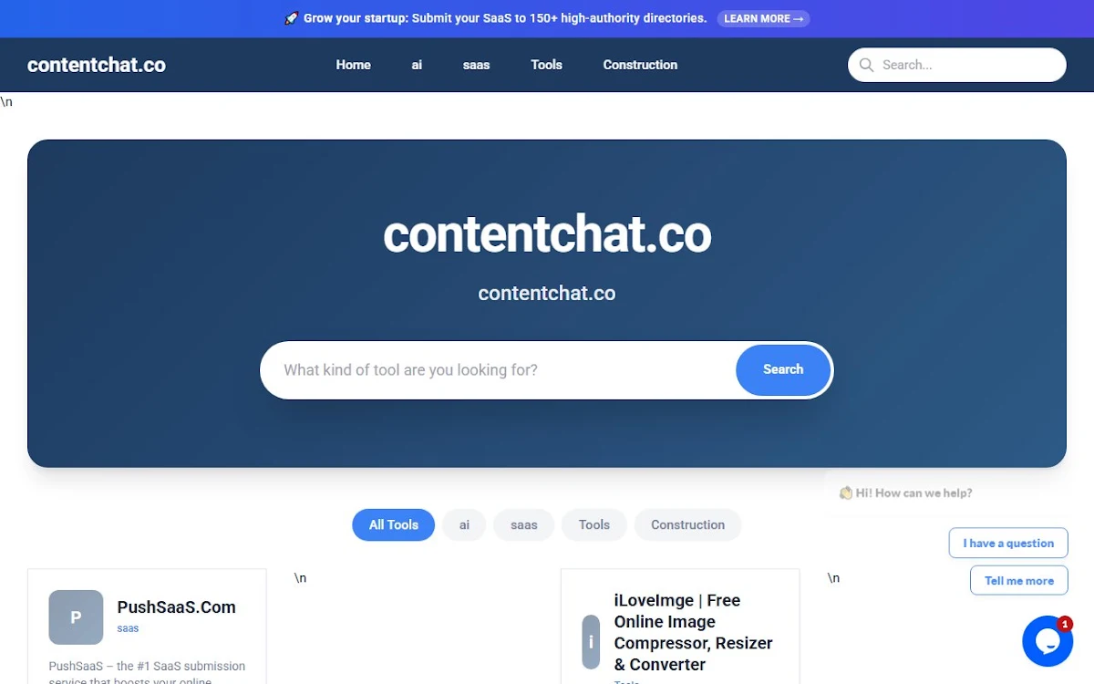 Captura de ContentChat