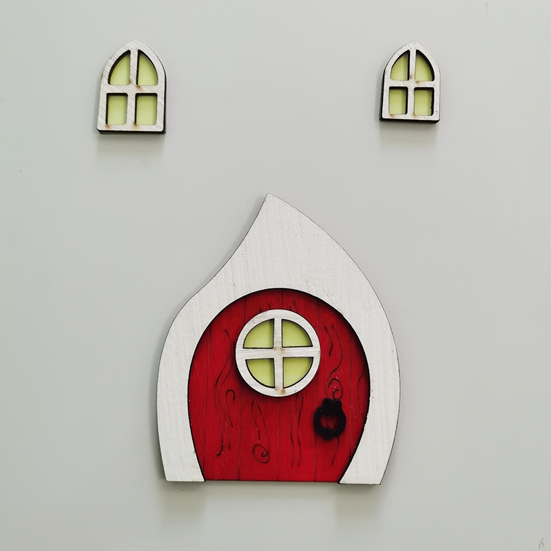 Miniatur-Feentür-Set für Puppenhäuser und Dekoration