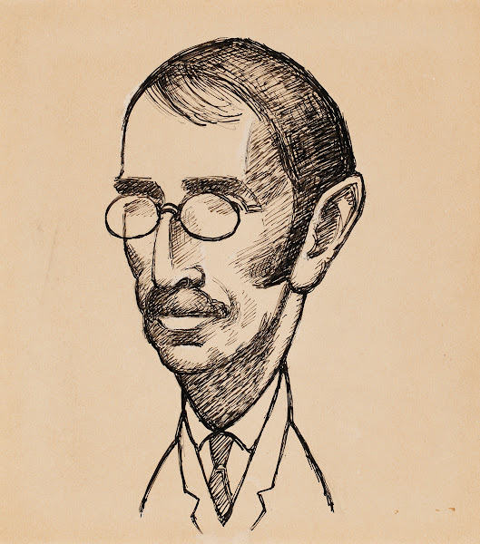 Artist Uno Alanco caricature 1933