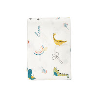 Diaper Twins muslin 110x75 Dinosaur